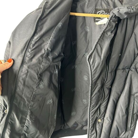 Vintage Roffe Black Ski Jacket Women's Size 14 Snowboard All weather warm - Picture 7 of 11